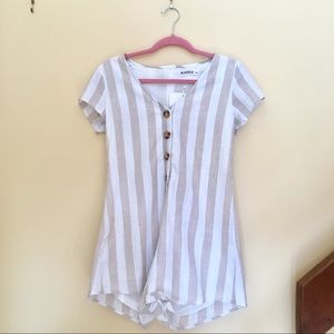 Striped Summer Playsuit